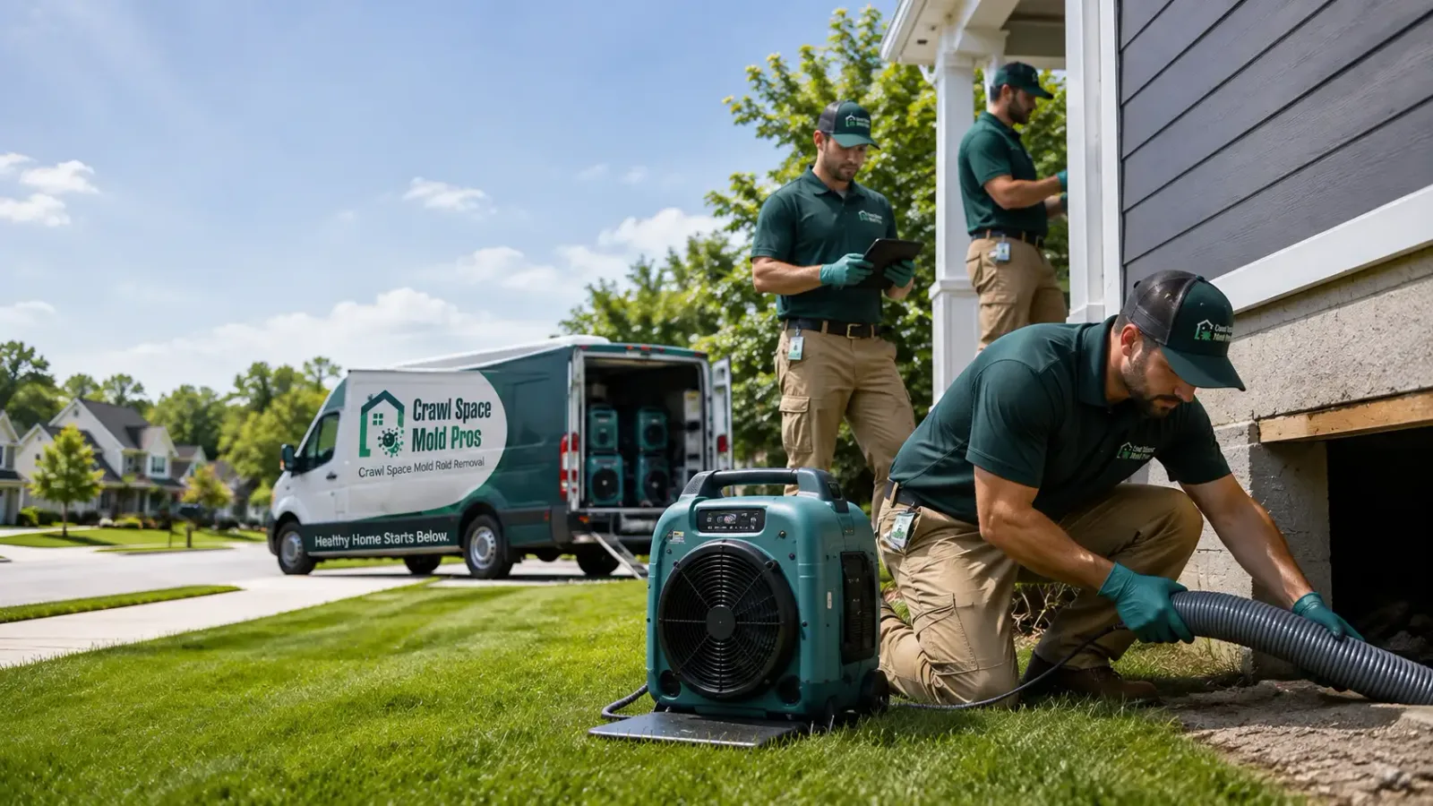 Crawl Space Mold Removal in Nelsonville, OH